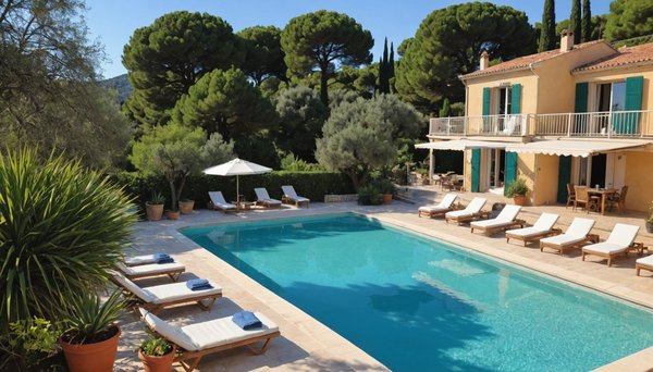 Évasion relaxante et paisible sur la côte d'azur